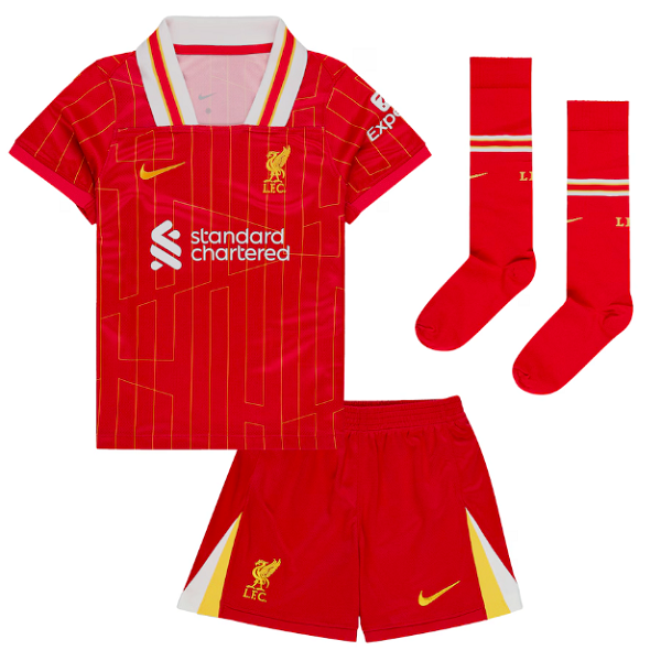 Nogometni Dres Liverpool Dječji Domaći 2024（+ kratke hlače）